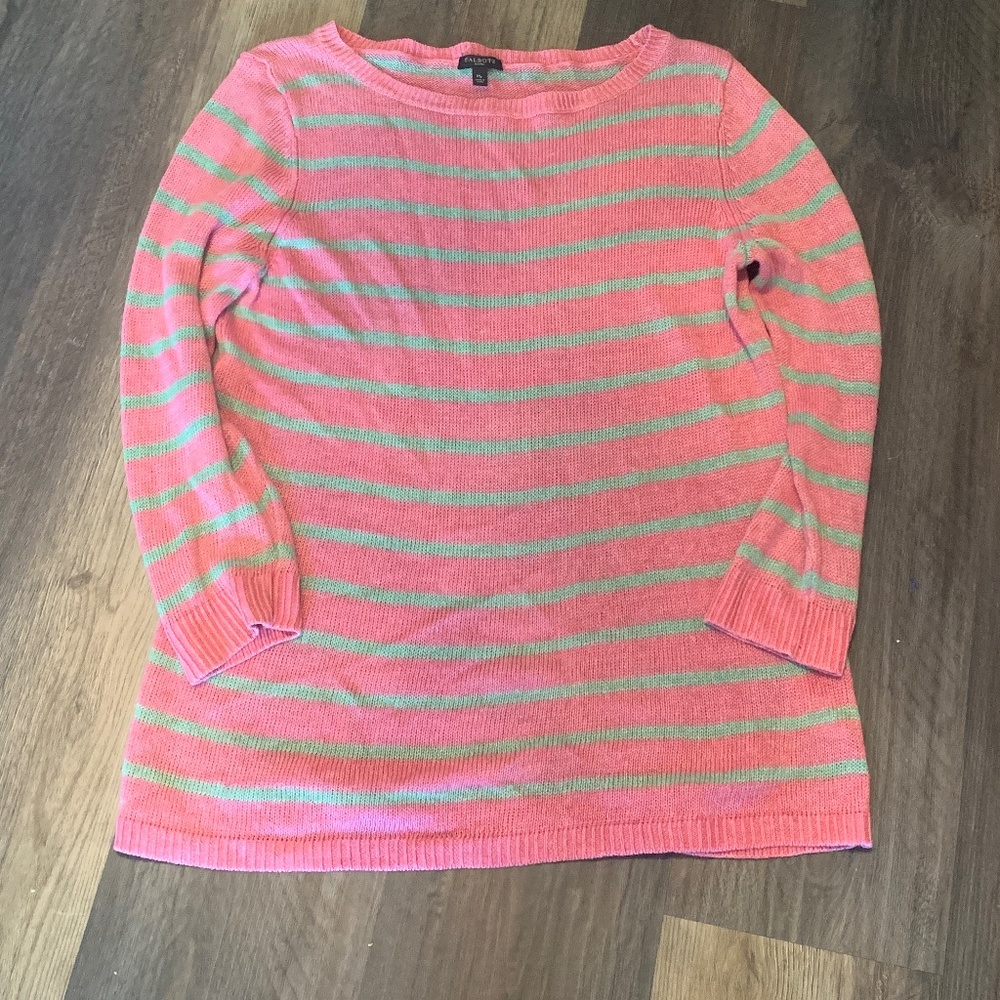 Talbots petites 100 percent linen sweater. Worn twice